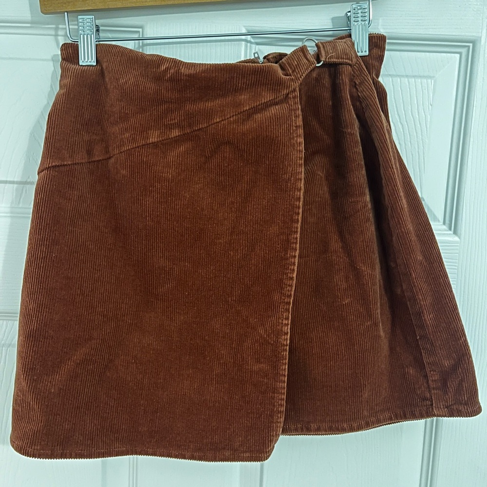 SO Rust Corduroy Skirt 13/31W